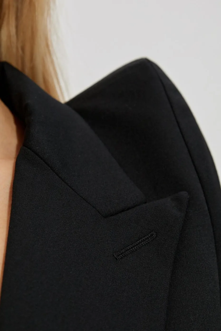 VETEMENTS BLACK Wool blazer