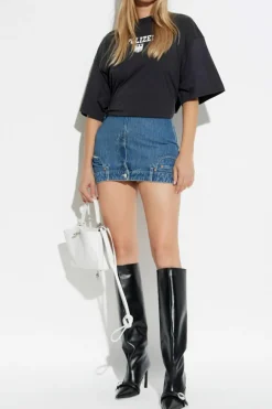 VETEMENTS BLUE Denim skirt