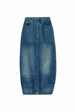 VETEMENTS BLUE Denim skirt