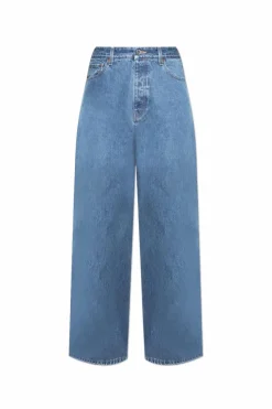 VETEMENTS BLUE Jeans with logo