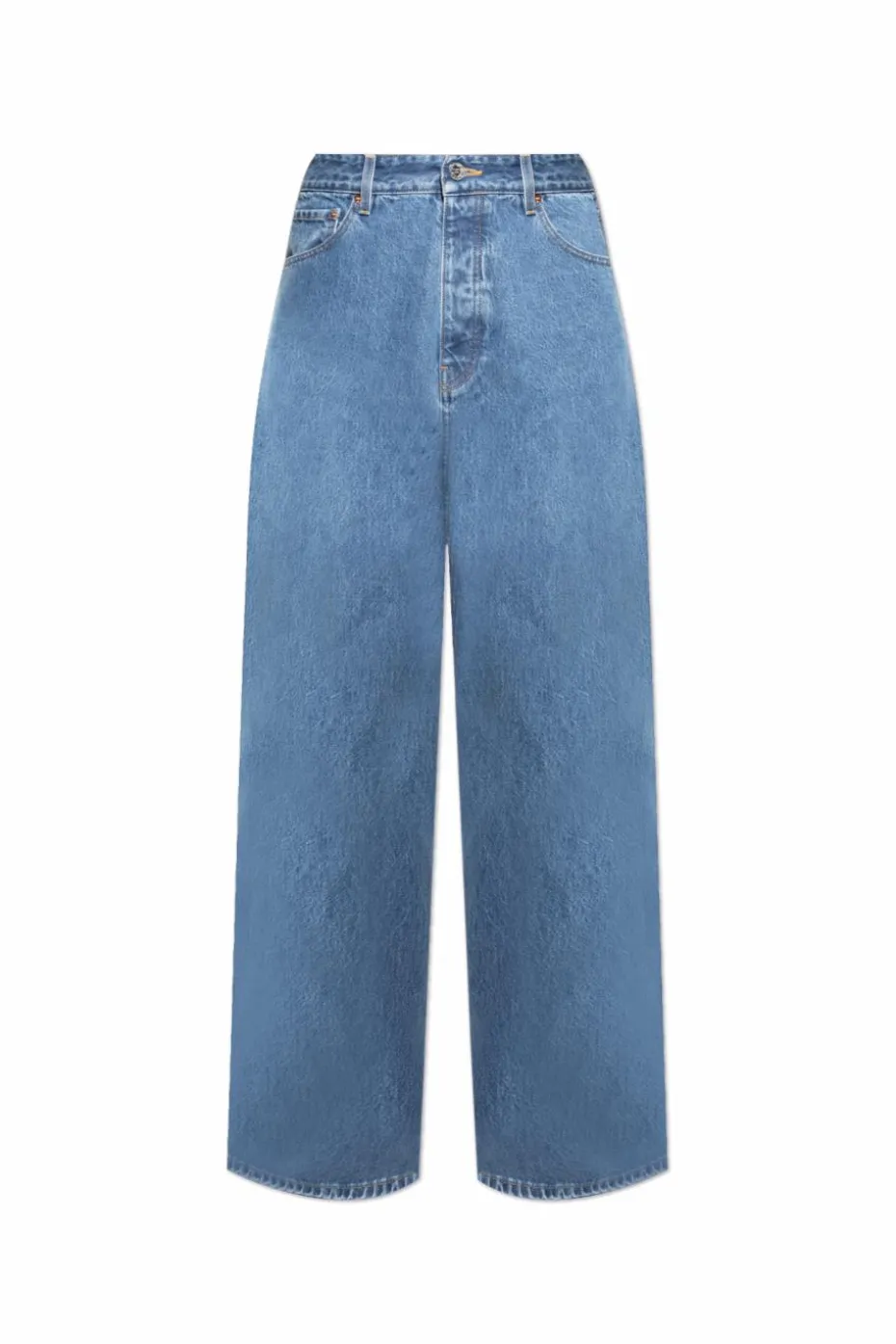 VETEMENTS BLUE Jeans with logo