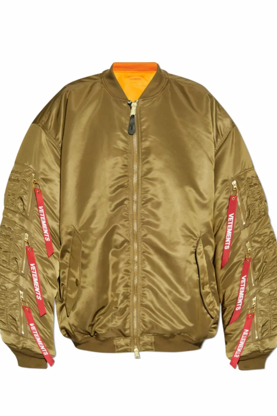 VETEMENTS GREEN 'bomber' jacket