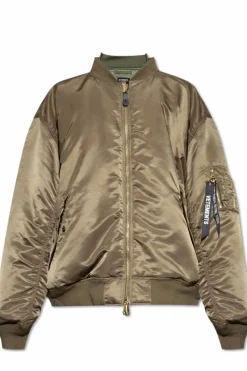 VETEMENTS GREEN Reversible oversize "bomber" jacket