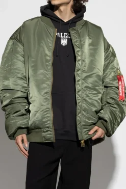 VETEMENTS GREEN Reversible oversize 