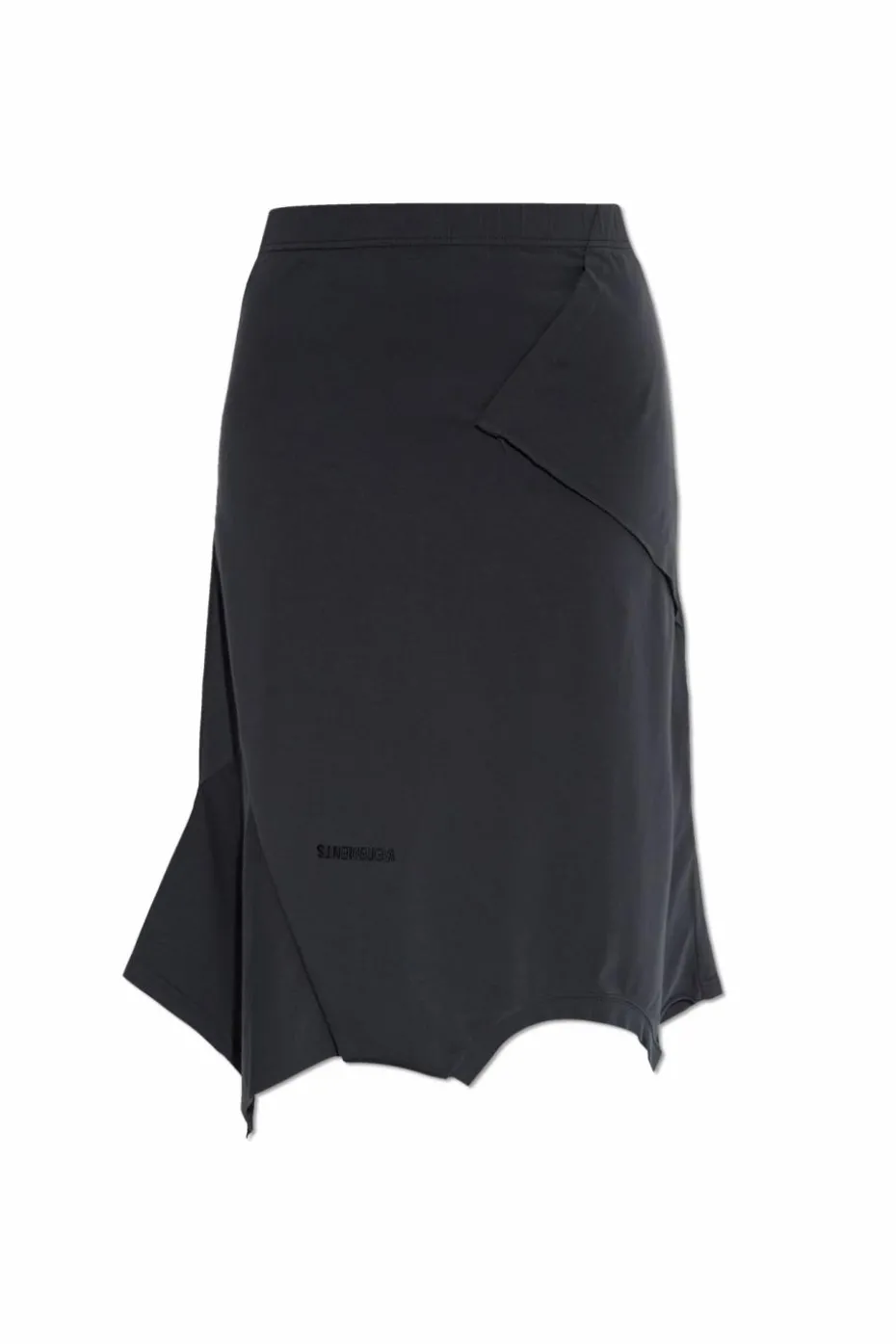 VETEMENTS GREY Skirt with decorative trim