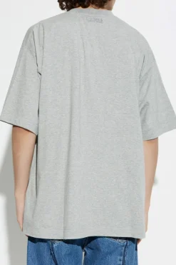 VETEMENTS GREY T-shirt with print