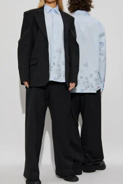 VETEMENTS light blue Printed shirt