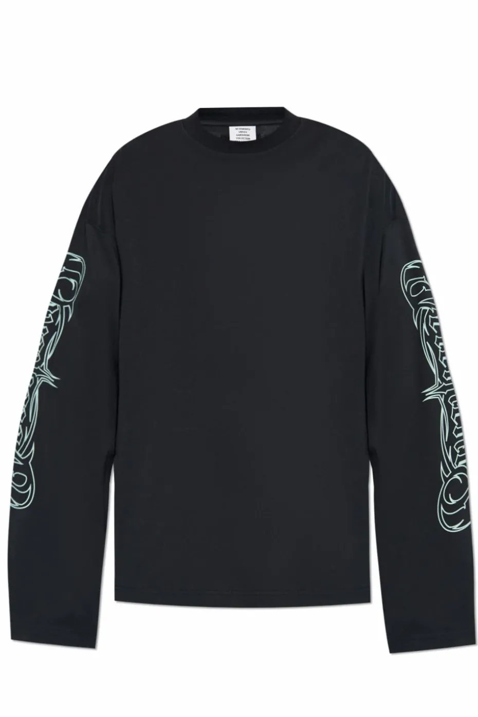 VETEMENTS NAVY BLUE Long-sleeve T-shirt