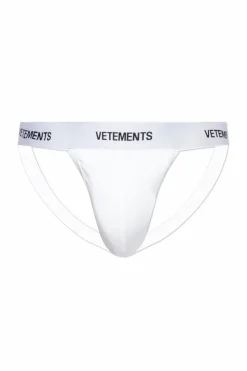VETEMENTS WHITE Jockstraps with logo