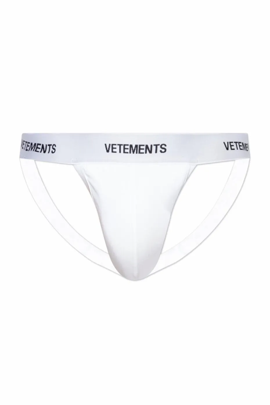 VETEMENTS WHITE Jockstraps with logo