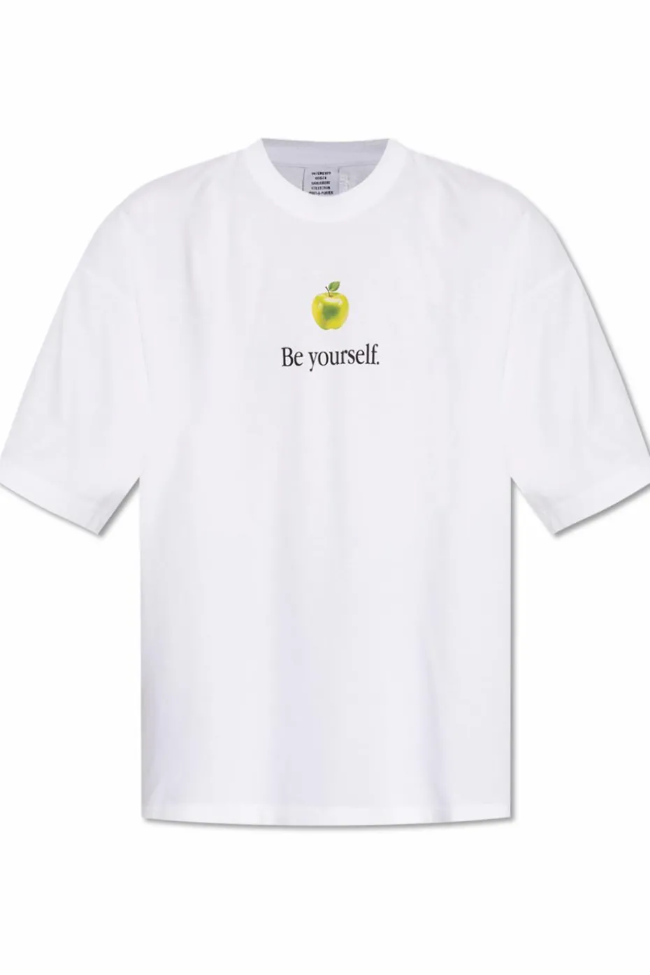 VETEMENTS WHITE T-shirt with print