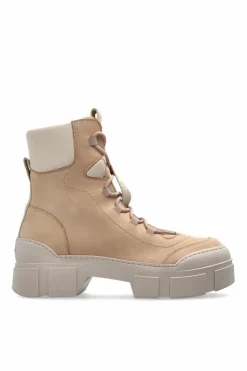 Vic Matie beige Suede ankle boots