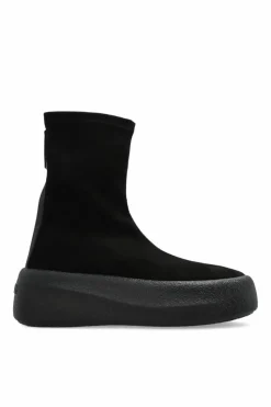 Vic Matie BLACK Suede platform shoes
