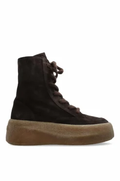 Vic Matie BROWN Suede platform shoes