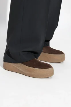 Vic Matie BROWN Suede platform shoes