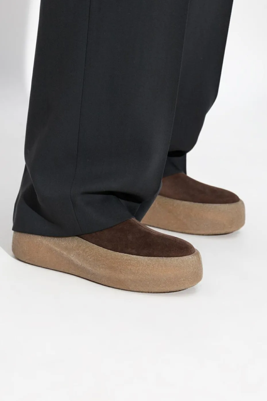 Vic Matie BROWN Suede platform shoes