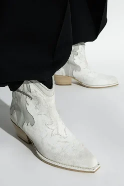 Vic Matie GREY Cowboy boots 'Rider'