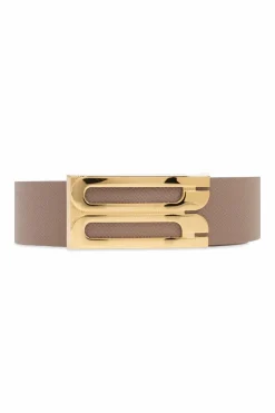 Victoria Beckham beige Leather belt