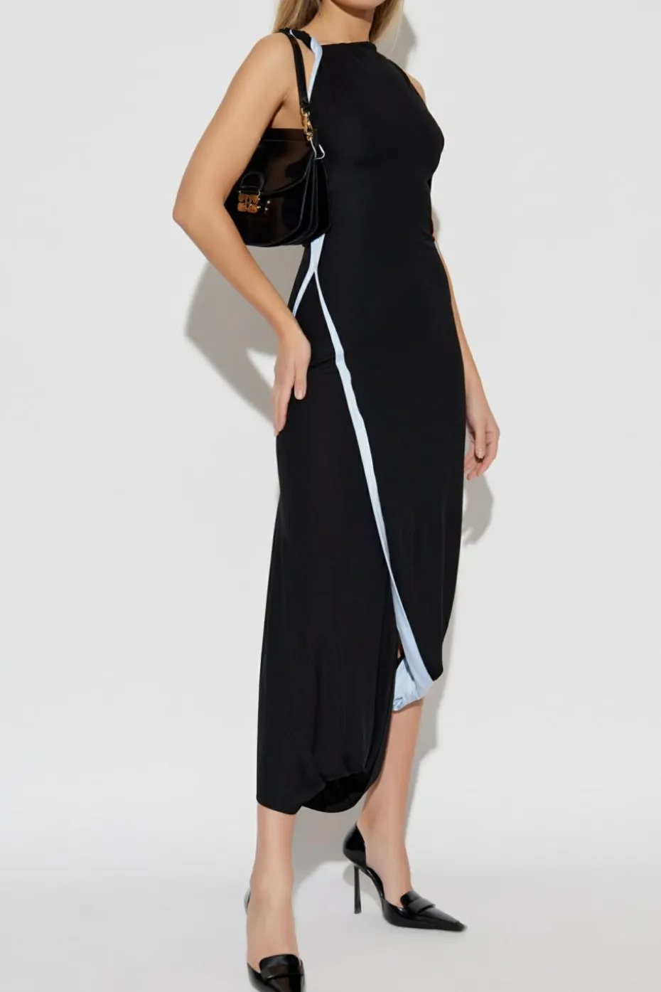 Victoria Beckham BLACK Dress with twisted strap