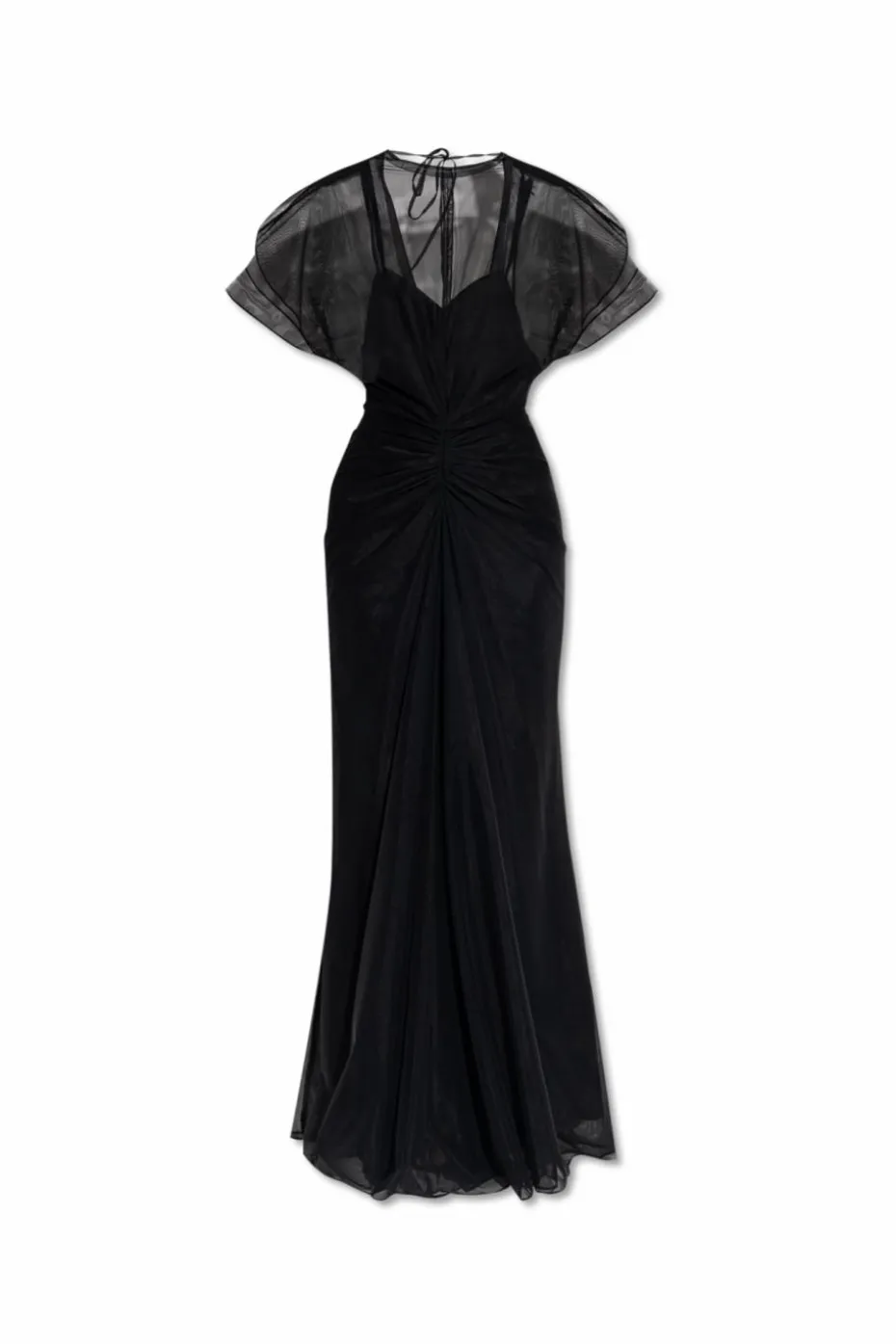 Victoria Beckham BLACK Draped dress