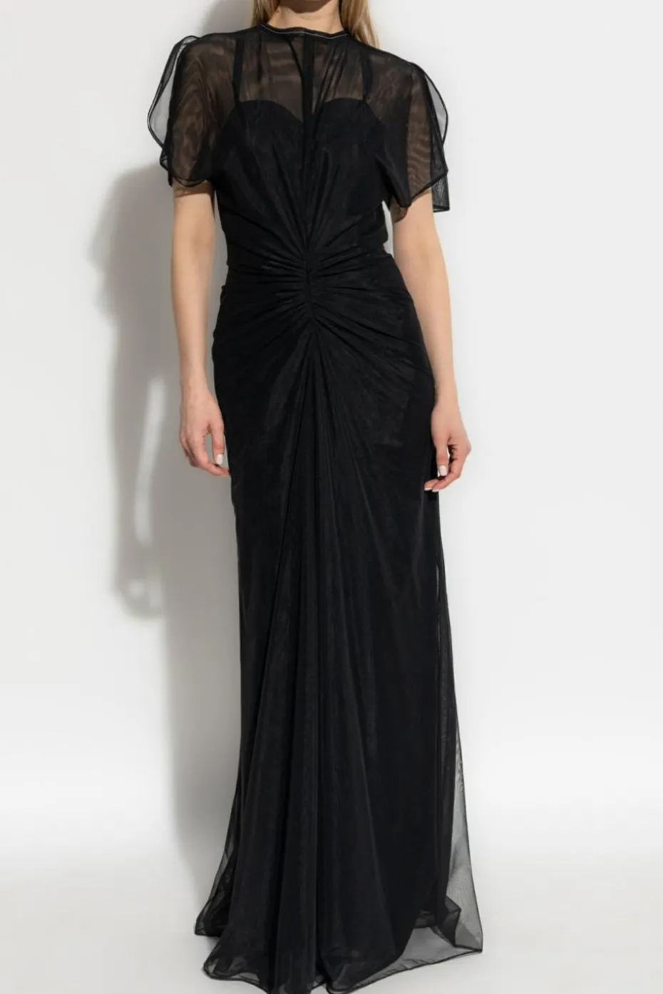 Victoria Beckham BLACK Draped dress