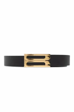 Victoria Beckham BLACK Leather belt