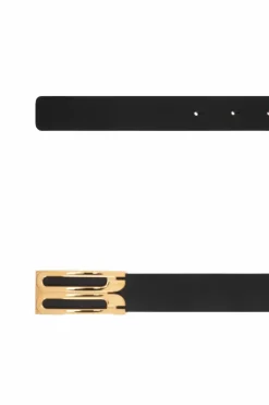 Victoria Beckham BLACK Leather belt