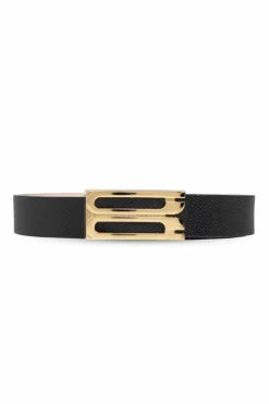 Victoria Beckham BLACK Leather belt