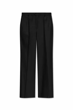 Victoria Beckham BLACK Pants with wool finish