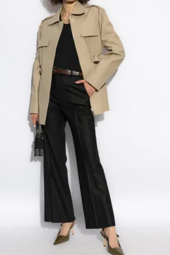 Victoria Beckham BLACK Pants with wool finish