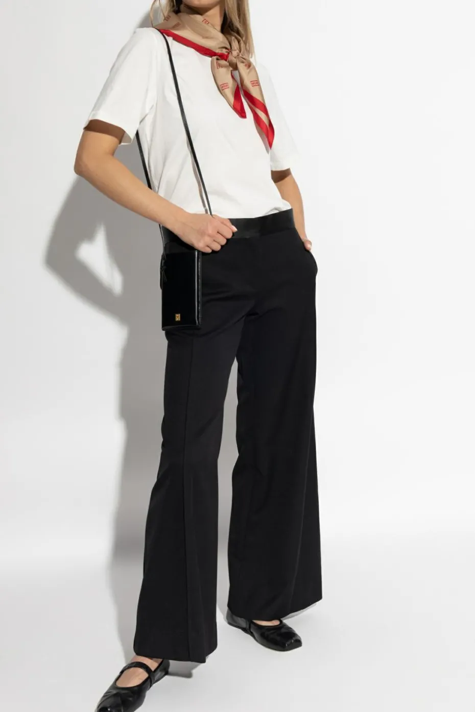 Victoria Beckham BLACK Pants with wool finish