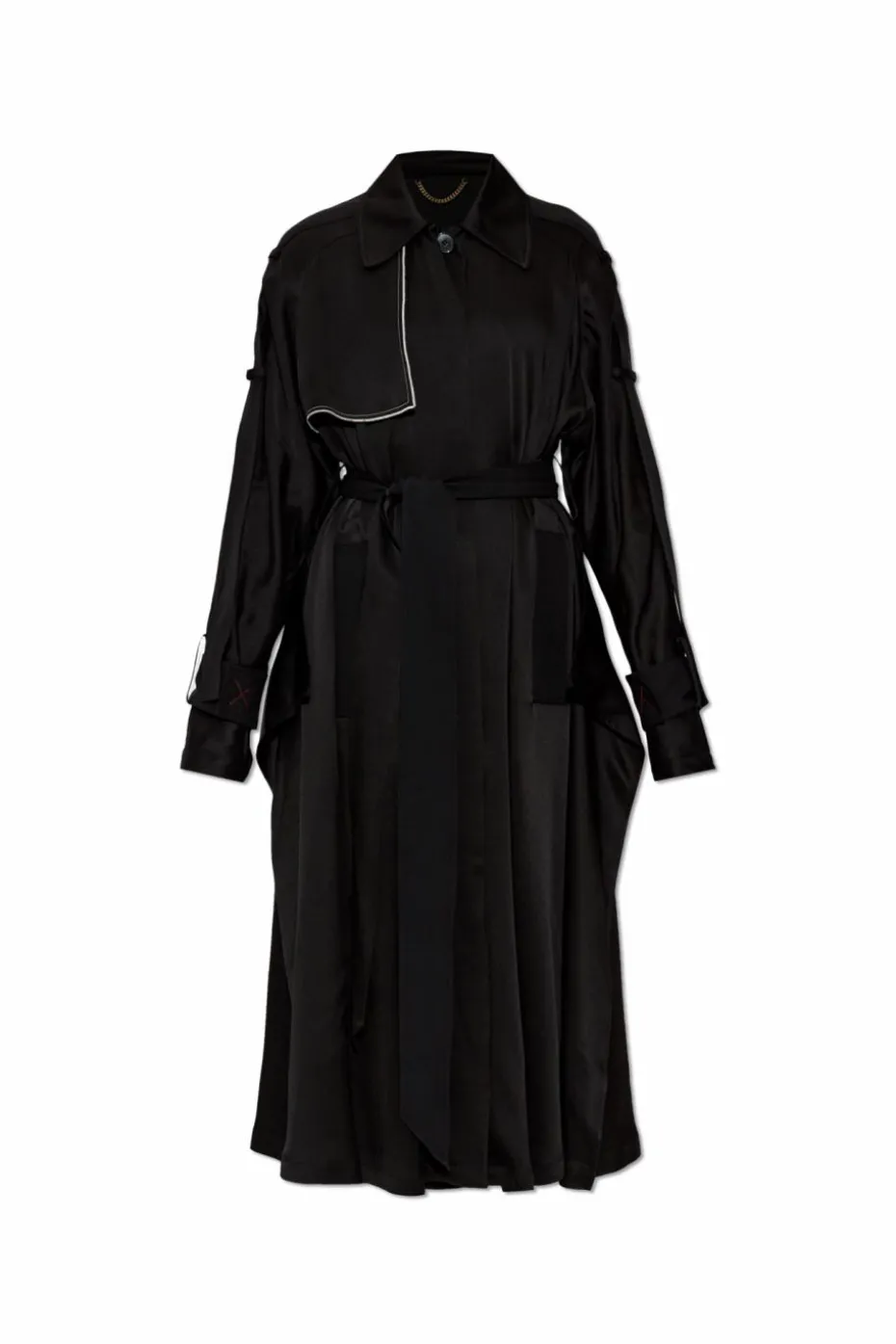 Victoria Beckham BLACK Satin coat