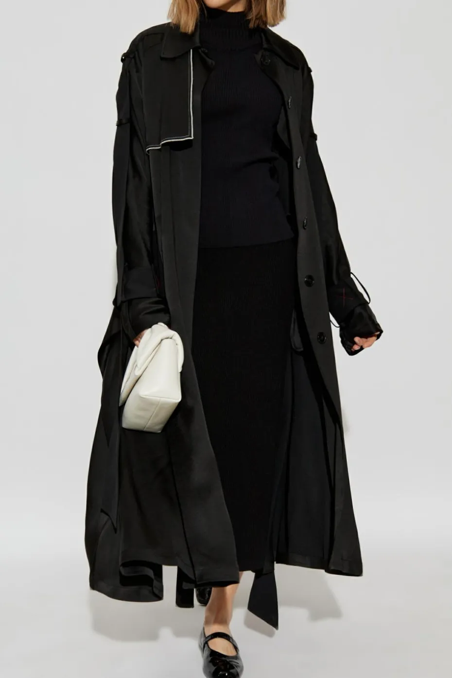 Victoria Beckham BLACK Satin coat