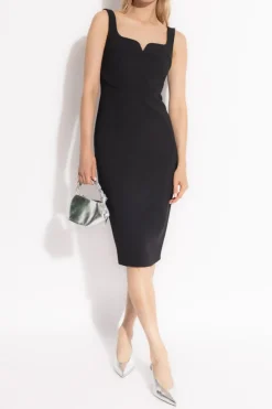 Victoria Beckham BLACK Strap dress