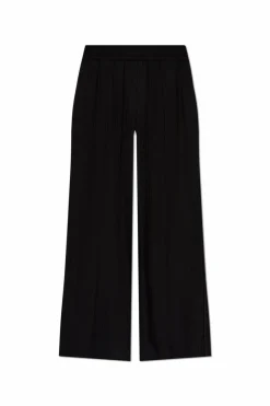 Victoria Beckham BLACK Trousers with logo