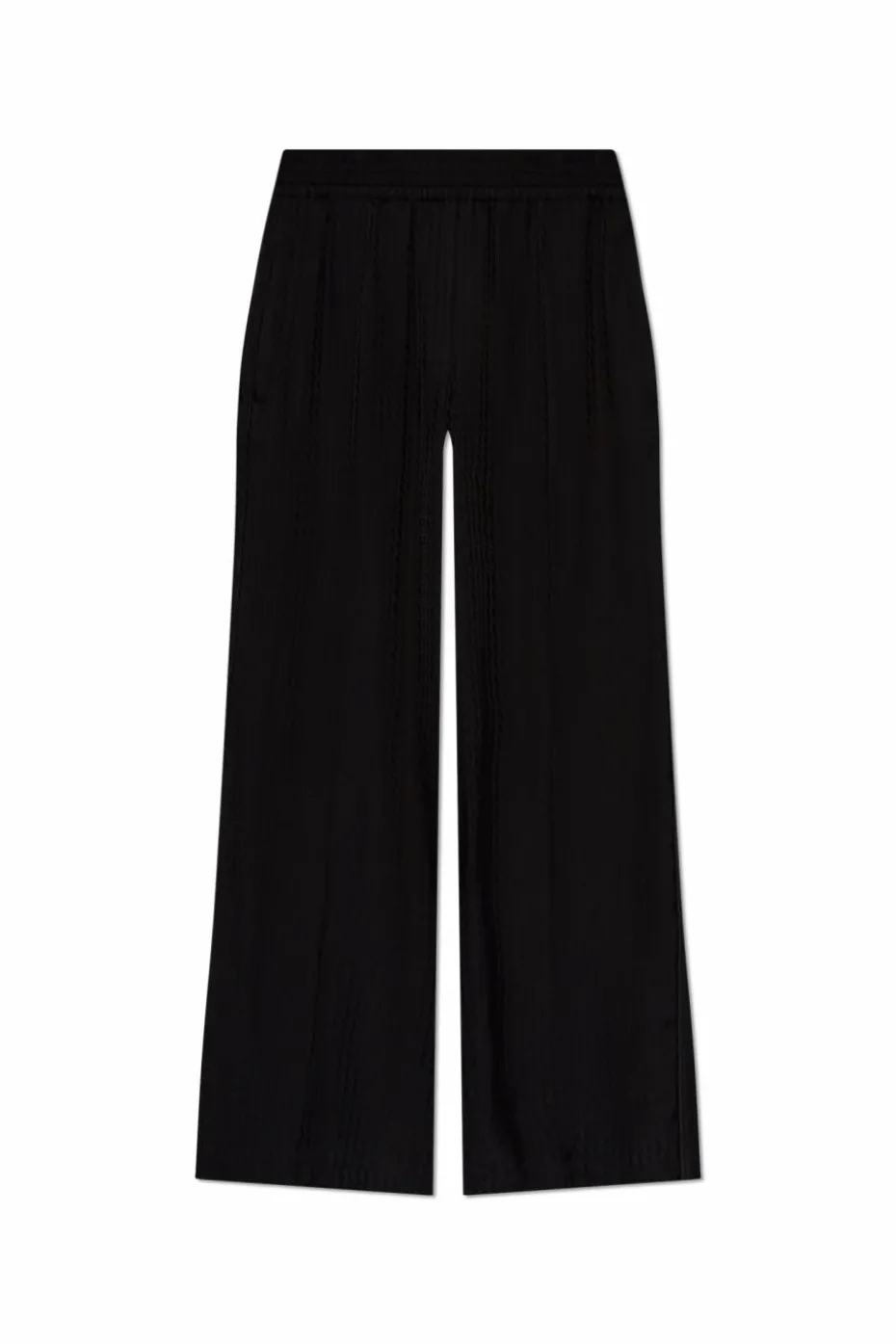 Victoria Beckham BLACK Trousers with logo