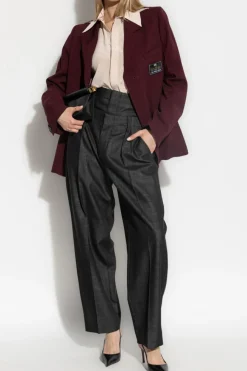 Victoria Beckham BLACK Wool pants