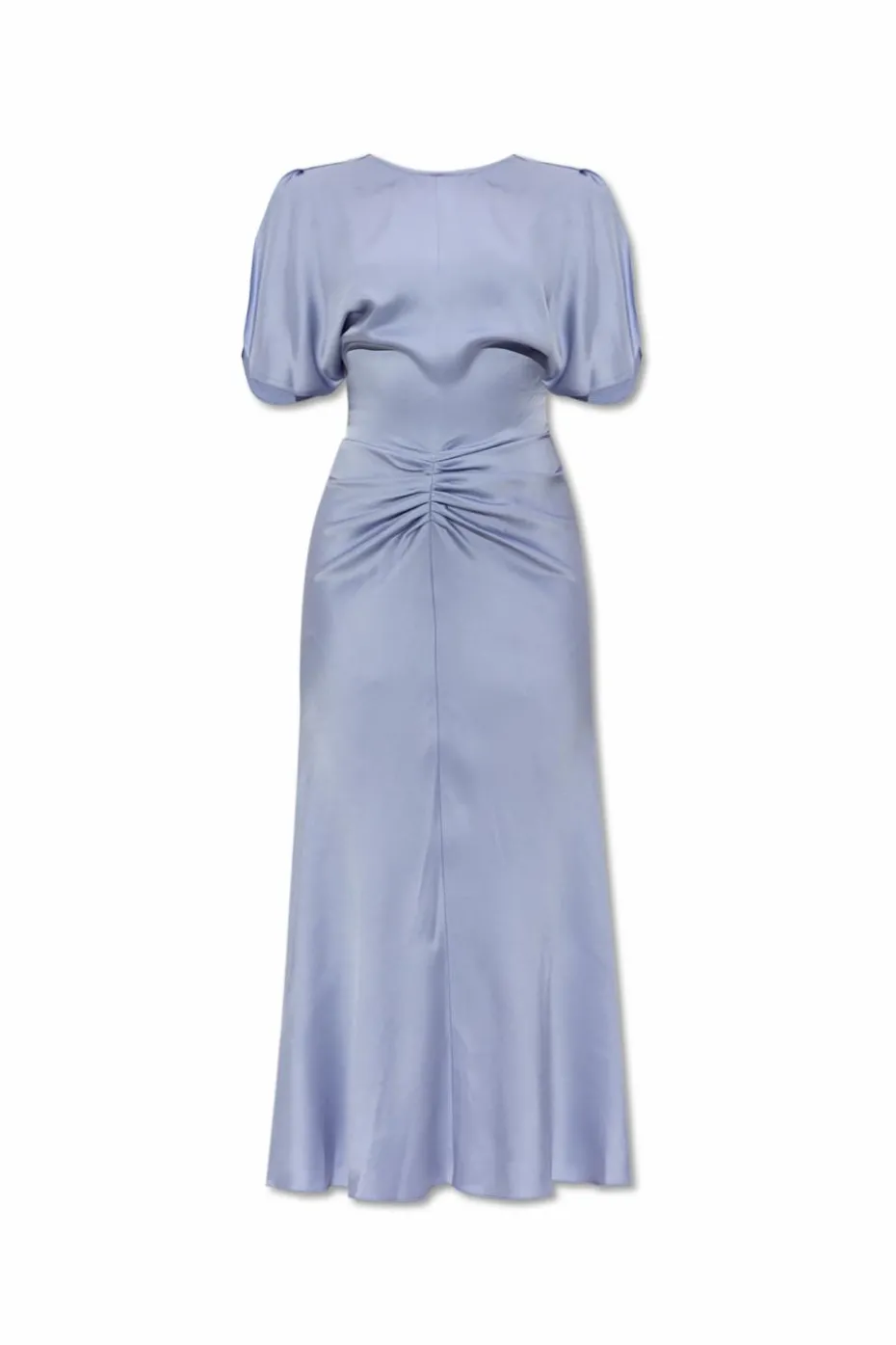 Victoria Beckham BLUE Dress with draping at the waist
