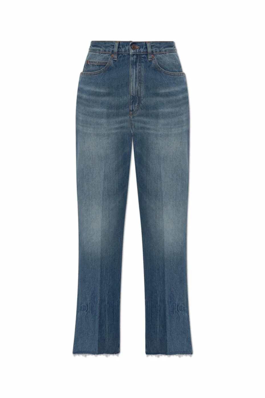 Victoria Beckham BLUE Jeans with raw hems