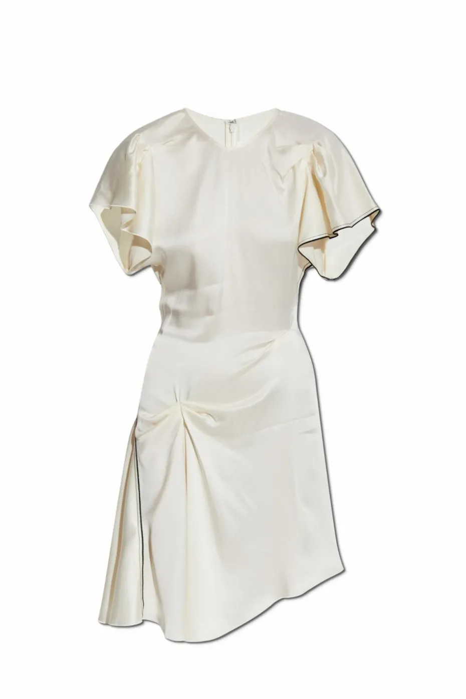 Victoria Beckham cream Draped dress