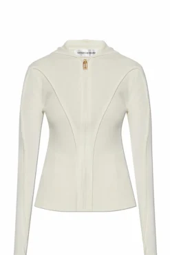 Victoria Beckham cream Wool cardigan