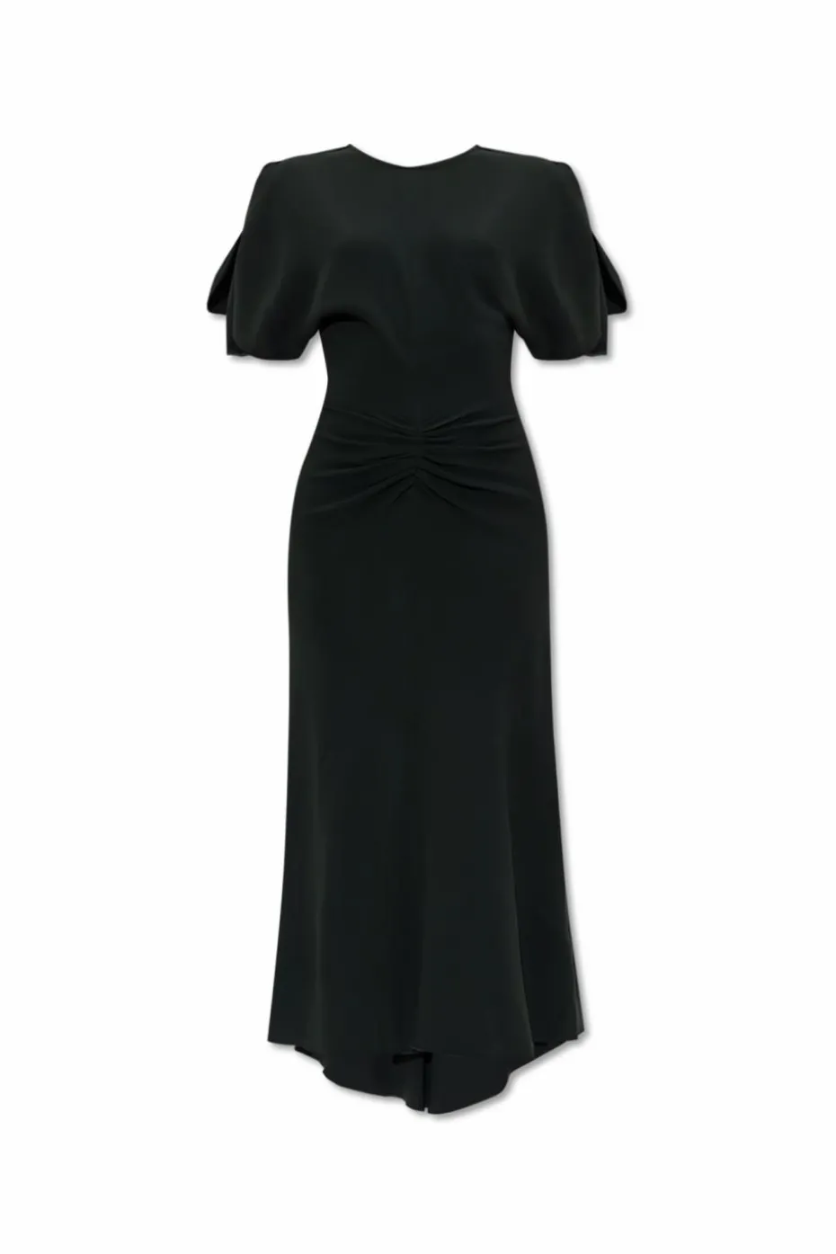 Victoria Beckham GREEN Dress with draping at the waist