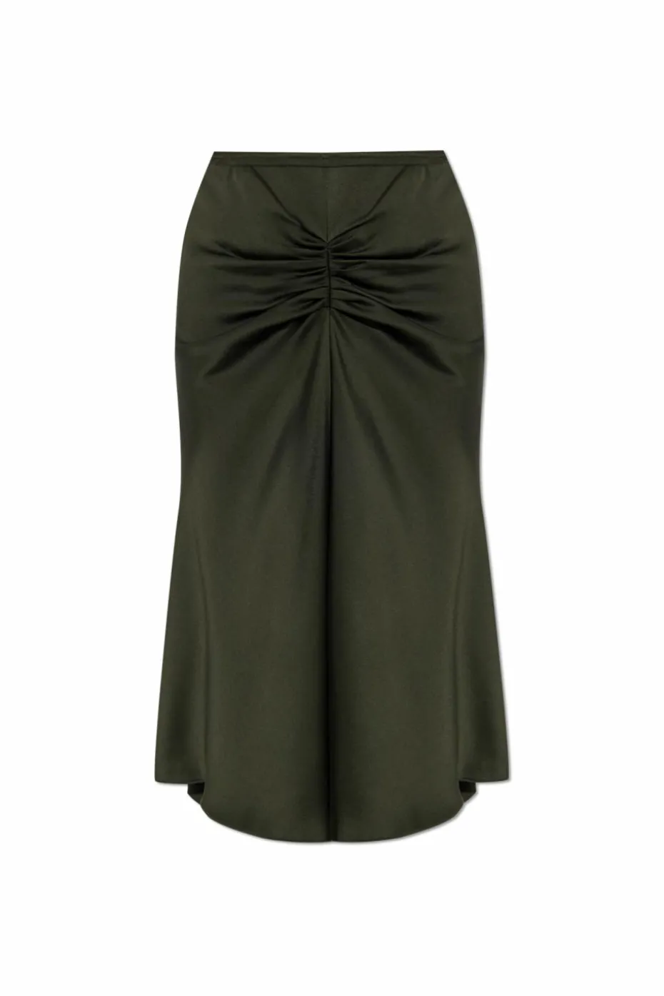 Victoria Beckham GREEN Draped skirt