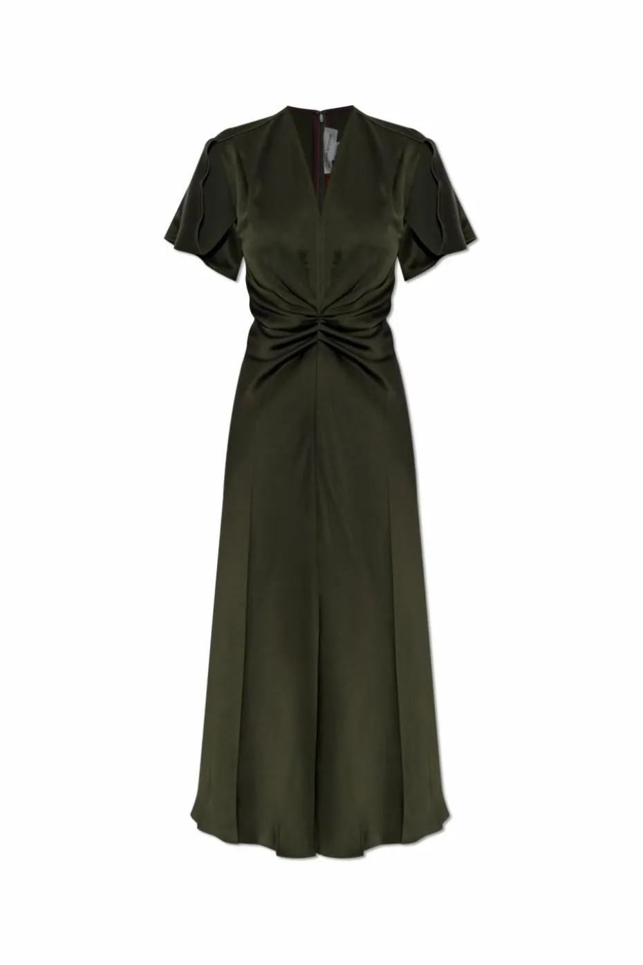 Victoria Beckham GREEN Draped dress