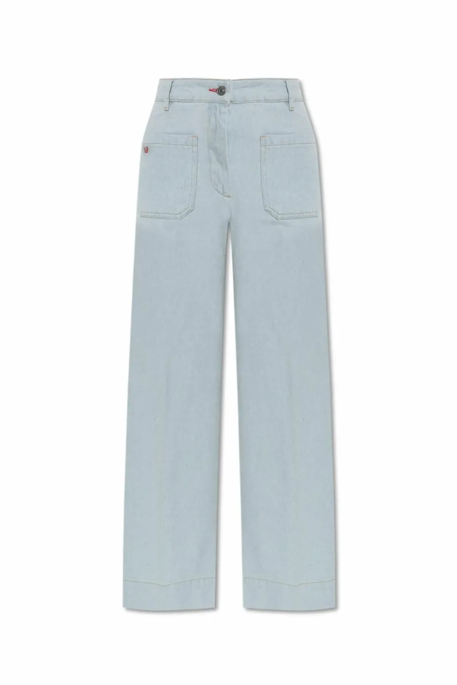 Victoria Beckham light blue Jeans with logo