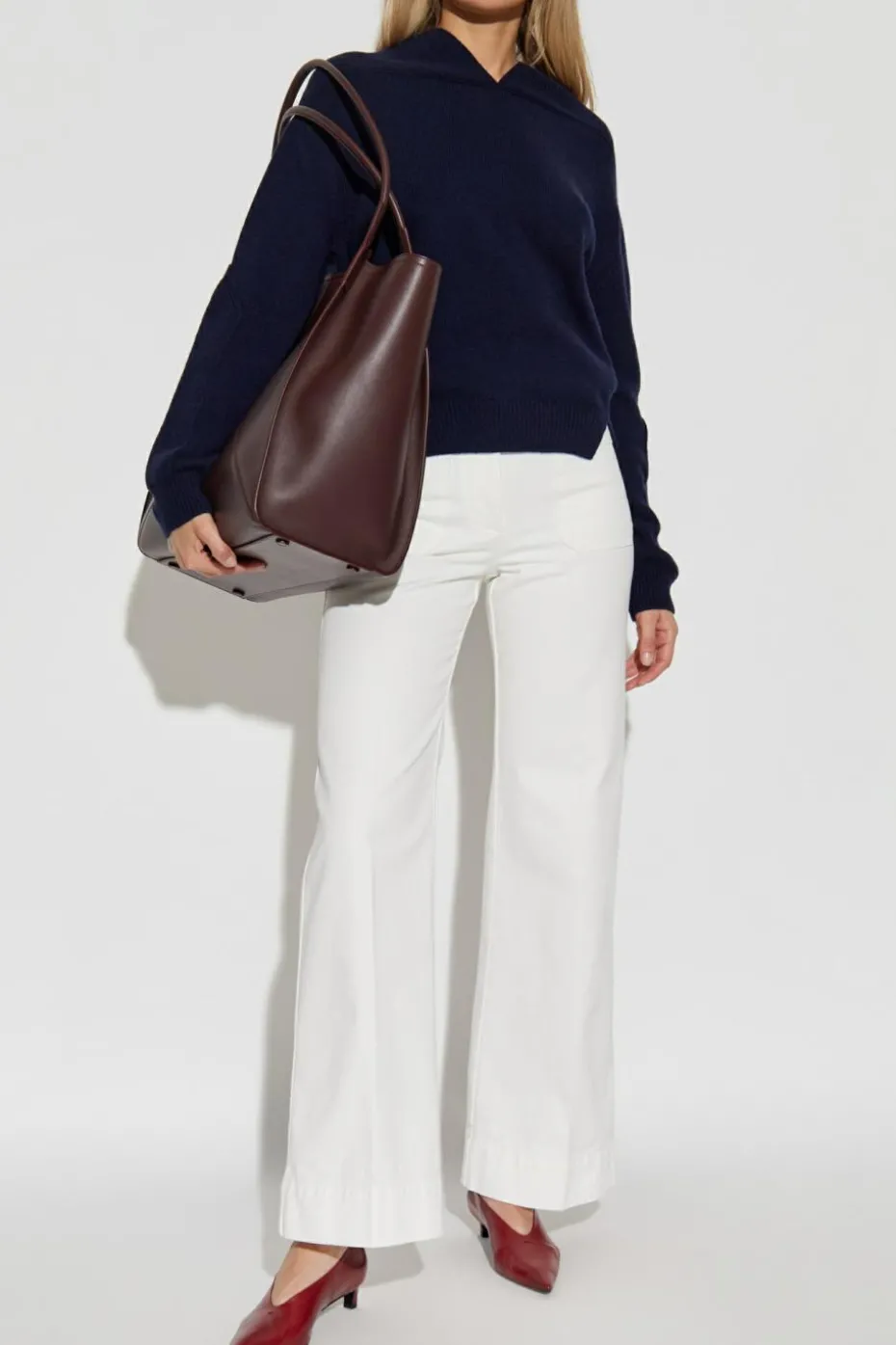 Victoria Beckham NAVY BLUE Cashmere sweater