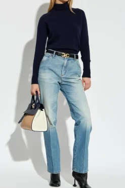 Victoria Beckham NAVY BLUE Sweater with logo