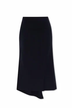 Victoria Beckham NAVY BLUE Skirt with back slit