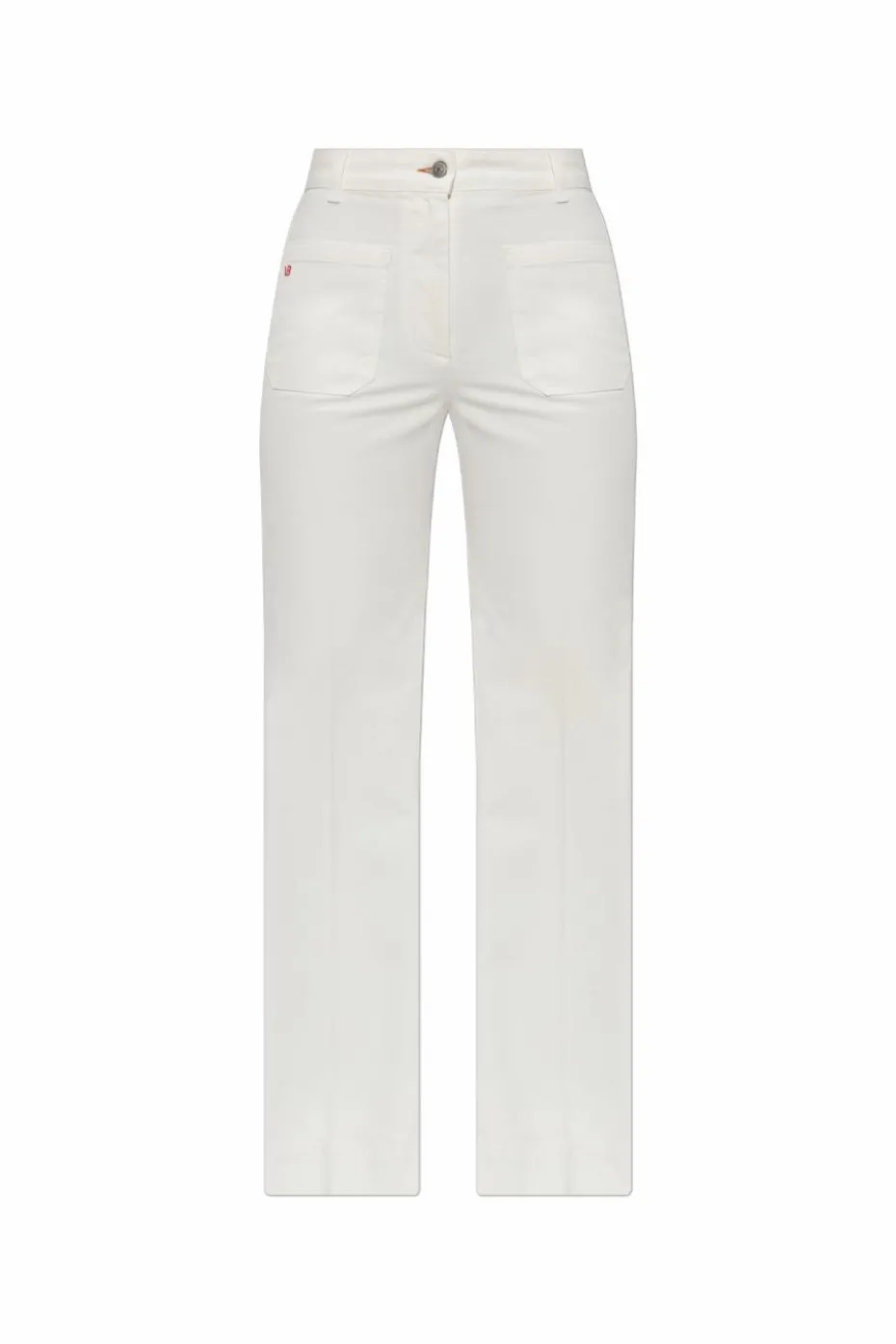 Victoria Beckham WHITE Jeans with logo