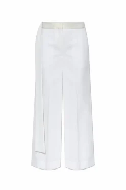 Victoria Beckham WHITE Pants with creases